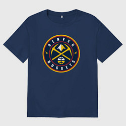 Мужская футболка оверсайз Denver Nuggets