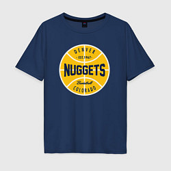 Мужская футболка оверсайз Denver Nuggets 1967