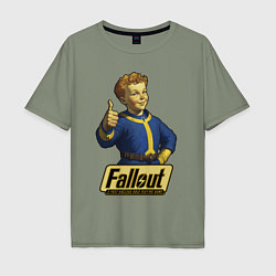 Мужская футболка оверсайз Real vault boy