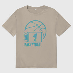 Мужская футболка оверсайз Denver basket