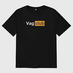 Мужская футболка оверсайз Vag club