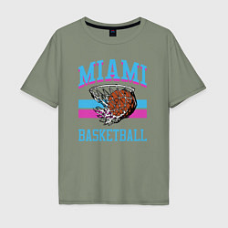 Мужская футболка оверсайз Basket Miami