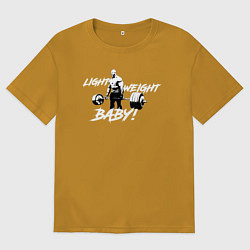 Футболка оверсайз мужская Yeah buddy light weight, цвет: горчичный