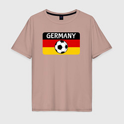 Мужская футболка оверсайз Football Germany