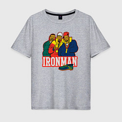 Футболка оверсайз мужская Ironman, цвет: меланж