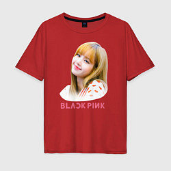 Мужская футболка оверсайз Lisa Blackpink