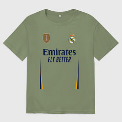 Мужская футболка оверсайз Реал Мадрид форма 2324 домашняя