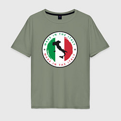 Мужская футболка оверсайз Сделан в Италии