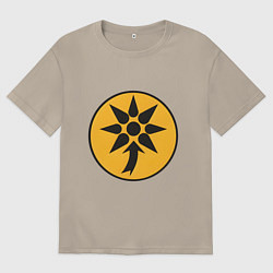 Футболка оверсайз мужская Понт Total War: Rome II, цвет: миндальный