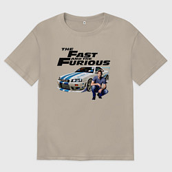 Мужская футболка оверсайз Брайан ОКоннер Nissan Skyline R34