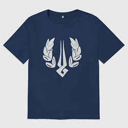 Мужская футболка оверсайз Загрей лого