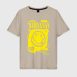 Мужская футболка оверсайз Nirvana theater