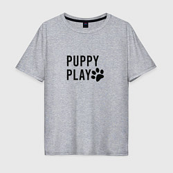 Мужская футболка оверсайз Puppy Play