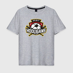 Футболка оверсайз мужская Spirit hooligans, цвет: меланж