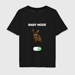 Футболка оверсайз мужская Филя - BABY MODE, цвет: черный