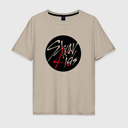 Мужская футболка оверсайз Stray Kids logo