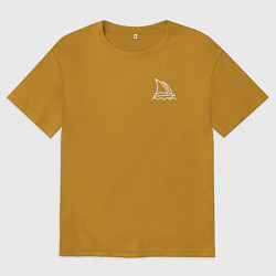 Мужская футболка оверсайз Midjourney