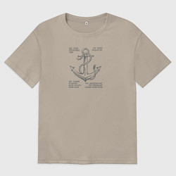 Мужская футболка оверсайз Флот России