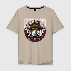 Мужская футболка оверсайз Linkin Park рок легенда