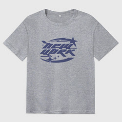 Мужская футболка оверсайз New York - Y2K