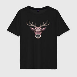 Мужская футболка оверсайз Brown deer