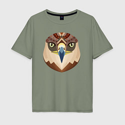 Мужская футболка оверсайз Eagle bird