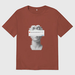 Мужская футболка оверсайз Антиной error