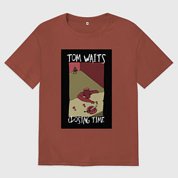 Мужская футболка оверсайз Tom Waits - Closing Time