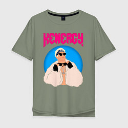 Мужская футболка оверсайз Кен и Барби