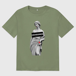 Мужская футболка оверсайз MoMo - Censored