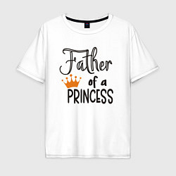 Мужская футболка оверсайз Отец принцессы