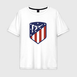 Футболка оверсайз мужская Atletico Madrid FC, цвет: белый