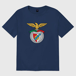 Футболка оверсайз мужская Benfica club, цвет: тёмно-синий