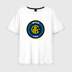 Футболка оверсайз мужская Inter sport fc, цвет: белый