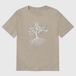 Мужская футболка оверсайз Rock tree