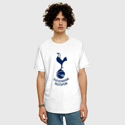 Футболка оверсайз мужская Tottenham Hotspur fc sport, цвет: белый — фото 2