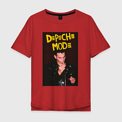 Мужская футболка оверсайз Depeche Mode Dave