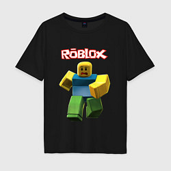 Мужская футболка оверсайз Roblox бегущий персонаж