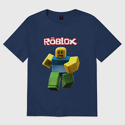 Мужская футболка оверсайз Roblox бегущий персонаж