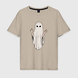Мужская футболка оверсайз The unkind ghost