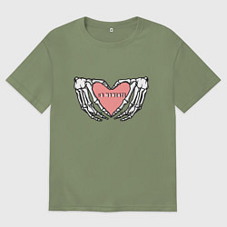 Мужская футболка оверсайз Хештег в моменте