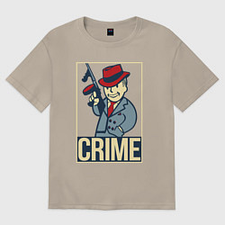 Мужская футболка оверсайз Vault crime