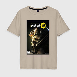 Мужская футболка оверсайз Fallout 76 - game poster