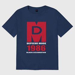 Мужская футболка оверсайз Depeche Mode - Black Celebration album merch