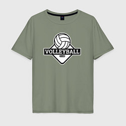 Мужская футболка оверсайз Volleyball club