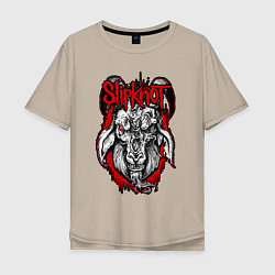 Мужская футболка оверсайз Slipknot - rotten goat