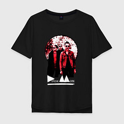 Футболка оверсайз мужская Depeche Mode - Delta Machine Tour, цвет: черный