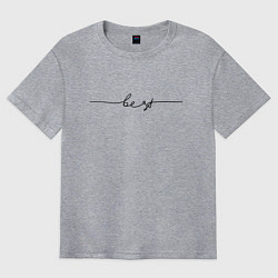 Мужская футболка оверсайз Бест линия