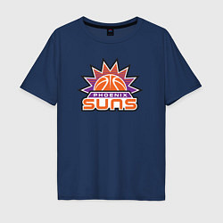Футболка оверсайз мужская Phoenix Suns, цвет: тёмно-синий