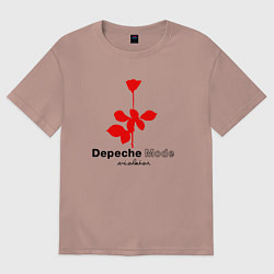 Мужская футболка оверсайз Depeche Mode - Violator album logo